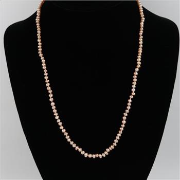 Pearl Necklace With 10kt Gold Clasp