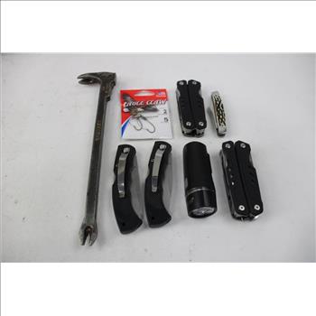 Pelican 9415 Flashlight, Ozark Trail MultiTool, EverStart Portable 120W Slim Inverter, And More