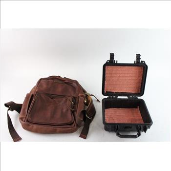 Pelican Case And Duluth Trading Backpack