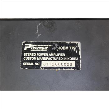 Performance Teknique Amplifier
