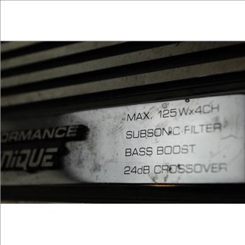 Performance Teknique Amplifier