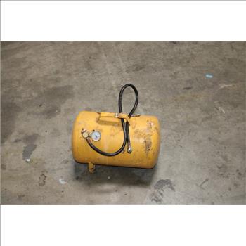 Performance Tool - 5 Gallon Horizontal Portable Air Tank With Tire Air Chuck