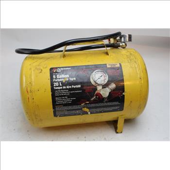 Performance Tool 5 Gallon Portable Air Tank (Empty)
