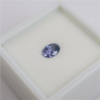 Periwinkle Faceted Oval Loose Jewelry Craft Stone