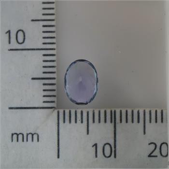 Periwinkle Faceted Oval Loose Jewelry Craft Stone