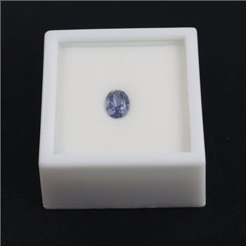 Periwinkle Faceted Oval Loose Jewelry Craft Stone