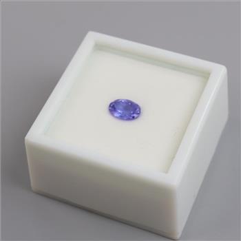Periwinkle Faceted Oval  Loose Jewelry Craft Stone