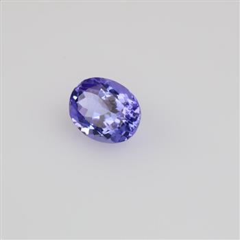 Periwinkle Faceted Oval  Loose Jewelry Craft Stone