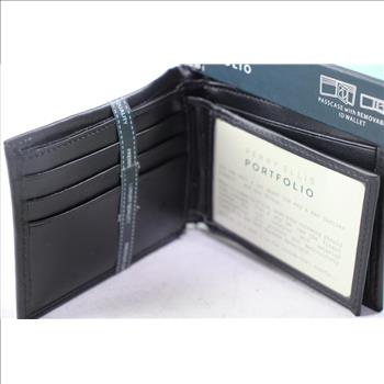 Perry Ellis Black Leather Wallet