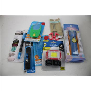 Personal Security Alarms, Crest Toothpaste, Thin Flashlights, And More, 22 Pieces