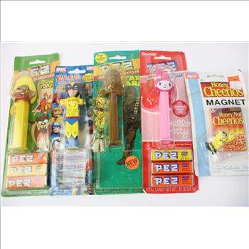 PEZ Dispenser & Candy Lot