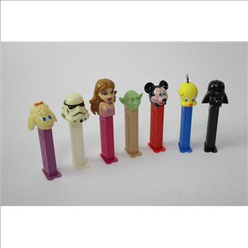 PEZ Dispenser & Candy Lot