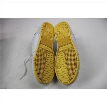 Phat Farm The Hampton Collection 7-1/2 Sneakers, White/Yellow Plaid