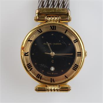 Philippe Charriol Celtic Swiss Gold Plated Watch