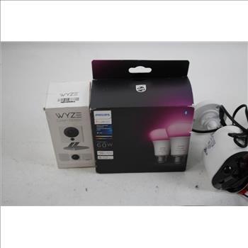 Philips Lightbulbs, WYZE Cam+Sense Monitor, RSA Universal Remote & More 6 Pieces