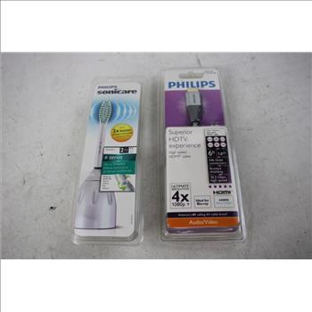 Philips Sonicare Electric Toothbrush And HDMI Cable, 2 Pieces