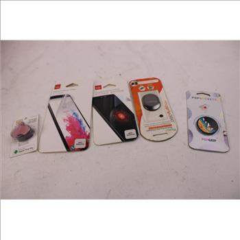 Phone Cases, Selfie Stick, Display Protectors, Smart Tag, PopSocket, Ring Grip, 14 Pieces