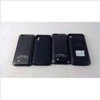 Phone Charging Case Lot, 4 Pieces
