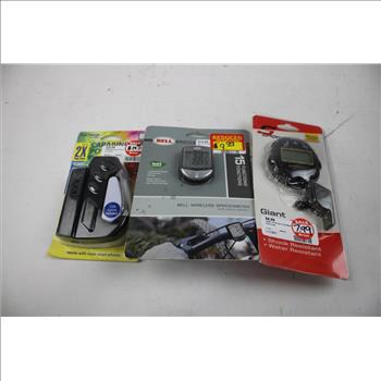 Phone Storage Bag, Finess Tracker, Sportsline Stop Watch And More, 5 Pieces