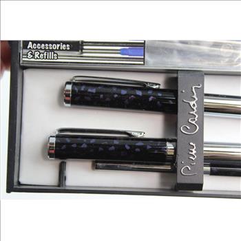 Pierre Cardin Pen Set: Ballpoint Pen, Mechanical Pencil, Mini Pen And Refills