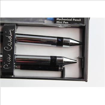 Pierre Cardin Pen Set: Ballpoint Pen, Mechanical Pencil, Mini Pen And Refills
