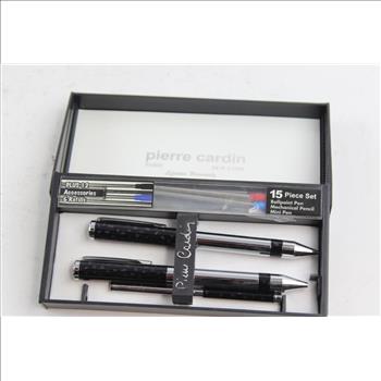 Pierre Cardin Pen Set: Ballpoint Pen, Mechanical Pencil, Mini Pen And Refills