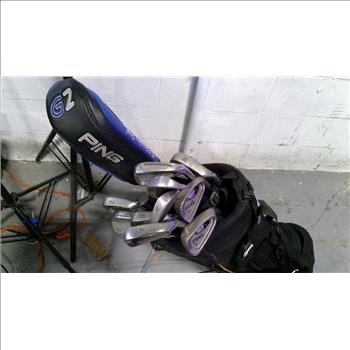 Ping Bag With Clubs, 10+ Pieces