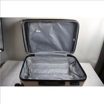 Pink Heart Hardplastic Suitcase