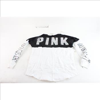 PINK Long Sleeve Tee, Size S