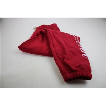 Pink Red Zip-Up Hoodie And Sweats, XS, 2 Pieces