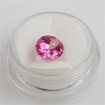Pink Topaz Oval Faceted Loose Stone