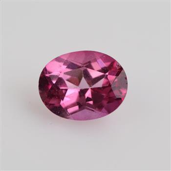 Pink Topaz Oval Faceted Loose Stone