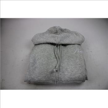 PINK Zip-Up Hoodie And High-Rise Sweats, White, XL, 2 Pieces