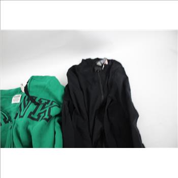 PINK Zip-Up Sweaters, Sweatshirt, Medium - XL, 3 Pieces