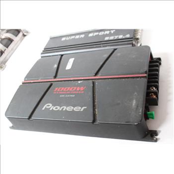 Pioneer 2 Channel Class AB High Power Car Amplifier With Boss Audio System