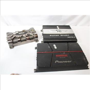 Pioneer 2 Channel Class AB High Power Car Amplifier With Boss Audio System