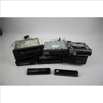 Pioneer, Kenwood, Alpine Car Stereos, And Stereo Faceplates, 8 Pieces