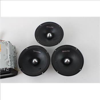 Pioneer Touch Screen Stereo, 3 American Bass Speakers