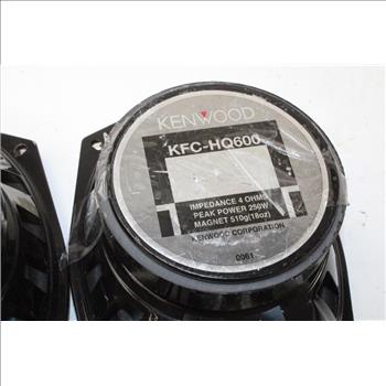 Pioneer Ts-a697 And Kenwood Kfc-hq600 Power Car Audio Speaker Set