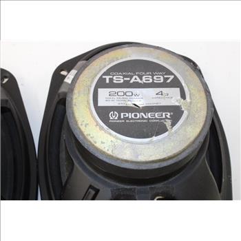 Pioneer Ts-a697 And Kenwood Kfc-hq600 Power Car Audio Speaker Set