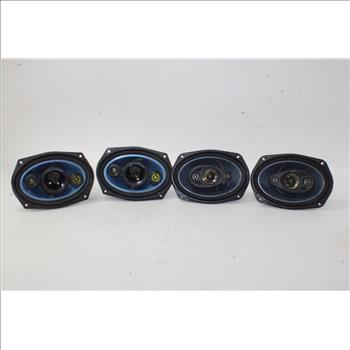 Pioneer Ts-a697 And Kenwood Kfc-hq600 Power Car Audio Speaker Set