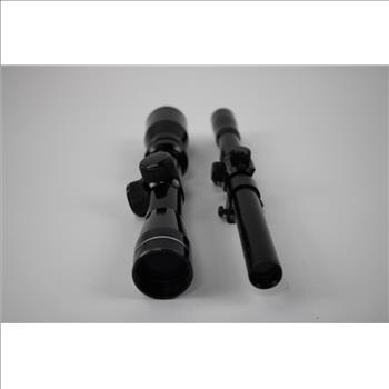 Pistol Grip, SSAR-15 SBS Bump Stock, And Tasco Scopes, 4 Pieces