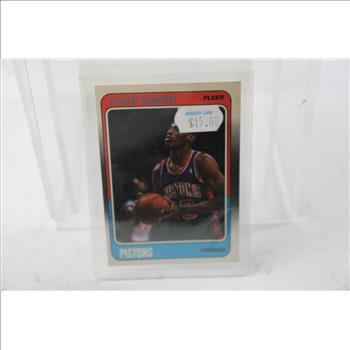 Pistons Dennis Rodman Basketball Trading Card