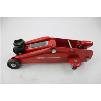 Pittsburgh 2 Ton Trolley Jack And Simple Jack Tool, 2 Pieces