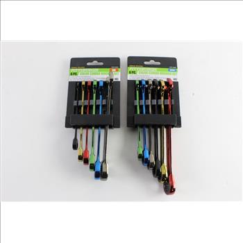Pittsburgh Color Combo Wrench Sets, 2 Pieces