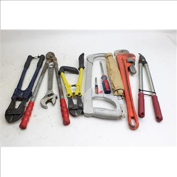 Pittsburgh Pipe Wrench, Great Neck Screwdriver, And More, 5+ Pieces