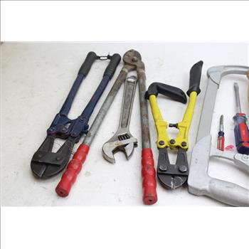 Pittsburgh Pipe Wrench, Great Neck Screwdriver, And More, 5+ Pieces