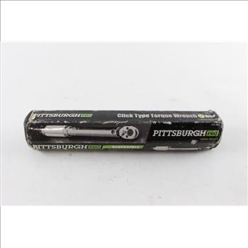 Pittsburgh Pro Click Type Torque Wrench 1/4