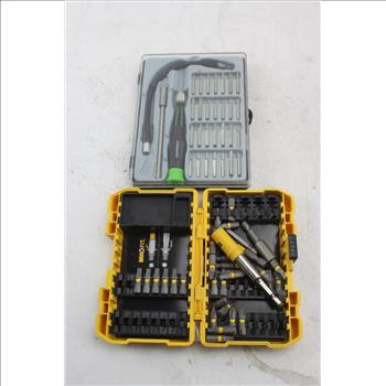 Pittsburgh Pro Tool Driver Set, Dewalt Tool Bit Set, Hand Tools, & More; 15+ Pieces