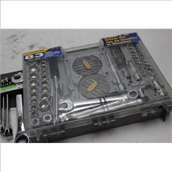 Pittsburgh Ratcheting Wrench Set, Alltrade Sock, Bit Driver Set